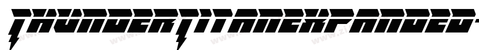 ThunderTitanExpanded-R45M字体转换 ThunderTitanExpanded-R45M字体转换