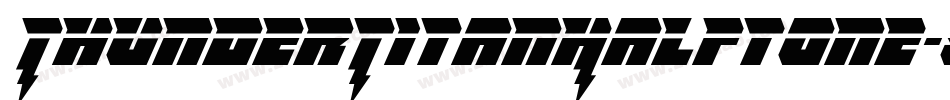 ThunderTitanHalftone-8pAD字体转换 ThunderTitanHalftone-8pAD字体转换