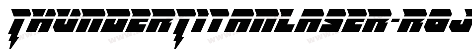 ThunderTitanLaser-r6JO字体转换