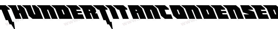 ThunderTitanCondensed-nzJM字体转换
