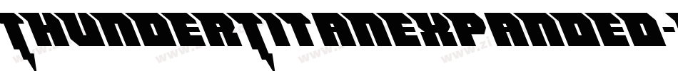 ThunderTitanExpanded-R45M字体转换 ThunderTitanExpanded-R45M字体转换