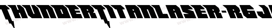 ThunderTitanLaser-r6JO字体转换