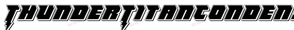 ThunderTitanCondensed-nzJM字体转换