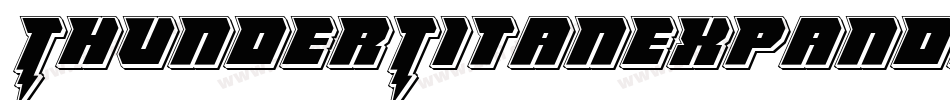 ThunderTitanExpanded-R45M字体转换 ThunderTitanExpanded-R45M字体转换