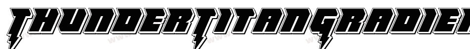 ThunderTitanGradient-B8AV字体转换