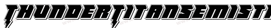ThunderTitanSemiStraight-2a68字体转换 ThunderTitanSemiStraight-2a68字体转换