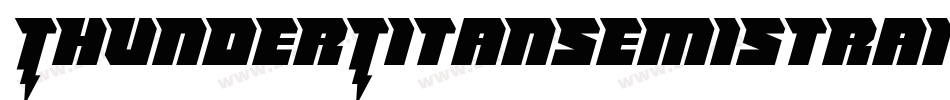 ThunderTitanSemiStraight-2a68字体转换 ThunderTitanSemiStraight-2a68字体转换
