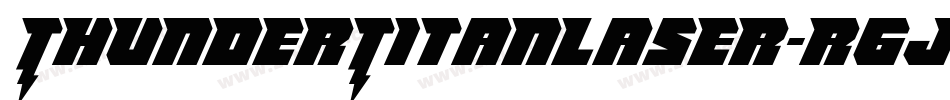 ThunderTitanLaser-r6JO字体转换