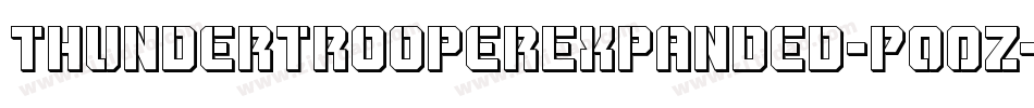 ThunderTrooperExpanded-P0OZ字体转换