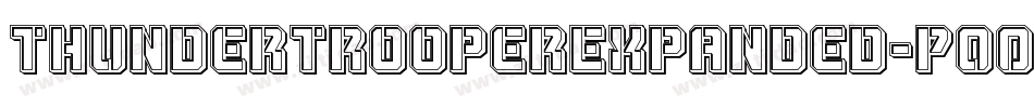 ThunderTrooperExpanded-P0OZ字体转换