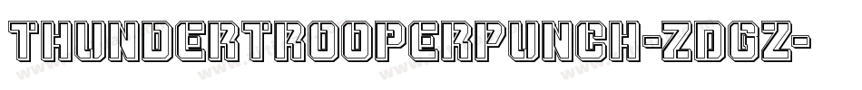 ThunderTrooperPunch-ZDGz字体转换