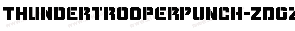 ThunderTrooperPunch-ZDGz字体转换