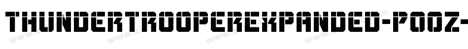 ThunderTrooperExpanded-P0OZ字体转换