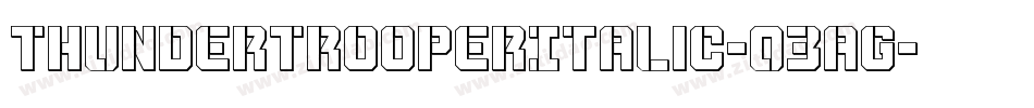 ThunderTrooperItalic-03aG字体转换