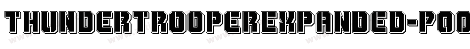 ThunderTrooperExpanded-P0OZ字体转换