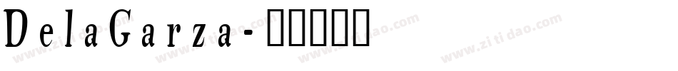 DelaGarza字体转换