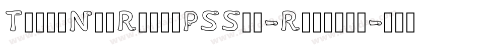 TimesNewRomanPSStd-Regular字体转换