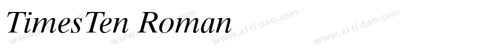 TimesTen-Roman字体转换