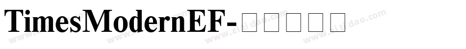 TimesModernEF字体转换