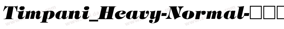Timpani_Heavy-Normal字体转换