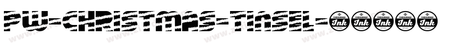 PW-Christmas-Tinsel字体转换