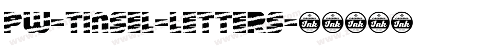 PW-Tinsel-Letters字体转换