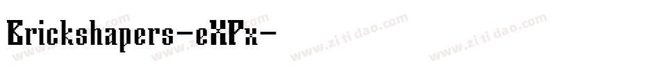 Brickshapers-eXPx字体转换