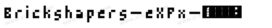 Brickshapers-eXPx字体转换