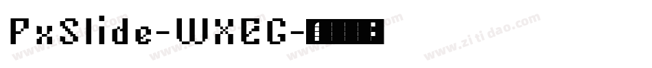 PxSlide-WXEG字体转换
