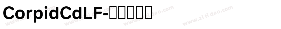 CorpidCdLF字体转换