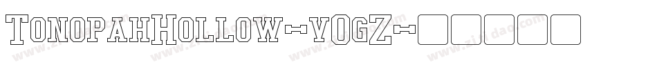 TonopahHollow-vOgZ字体转换