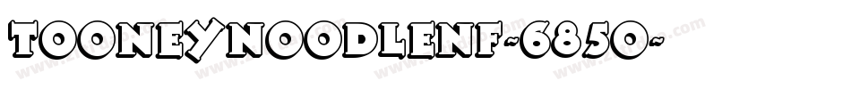 TooneyNoodleNf-685o字体转换