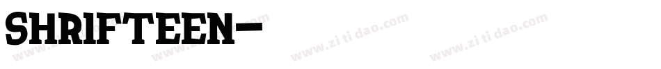 Shrifteen字体转换