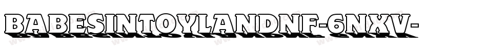 BabesInToylandNf-6nxv字体转换