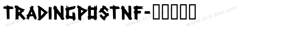 TradingPostNF字体转换