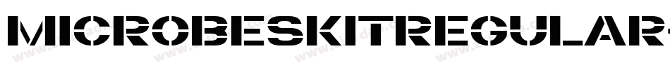 MicrobesKitRegular-B4Yx字体转换