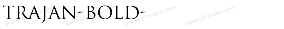 Trajan-Bold字体转换