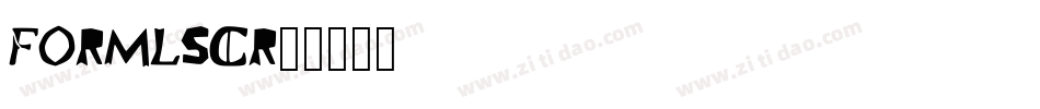 FORMLSCR字体转换