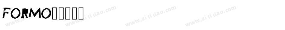 Formo字体转换