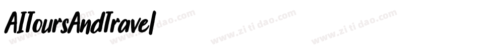 AIToursAndTravel字体转换