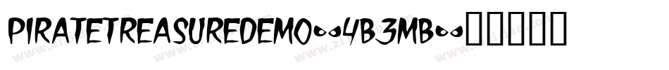 PirateTreasureDemo-4B3MB字体转换