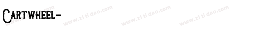 Cartwheel字体转换