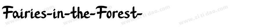 Fairies-in-the-Forest字体转换