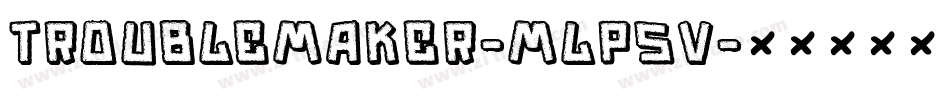 TroubleMaker-mLP5V字体转换