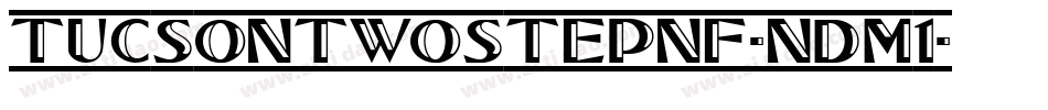 TucsonTwoStepNf-nDM1字体转换