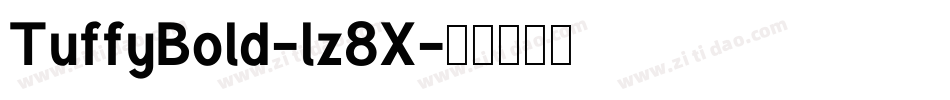 TuffyBold-lz8X字体转换