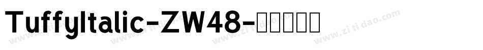 TuffyItalic-ZW48字体转换