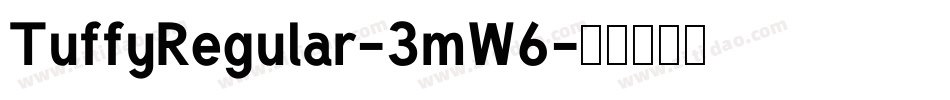 TuffyRegular-3mW6字体转换