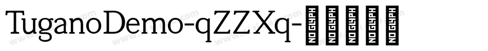 TuganoDemo-qZZXq字体转换