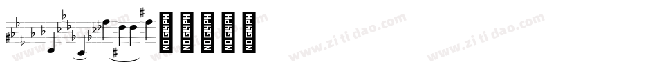 TypemymusicNotation-Z99B字体转换